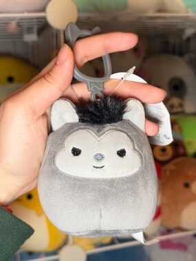 Squishmallows Halloween Noland the Black Werewolf 3.5" Stuffed Plush Clip
